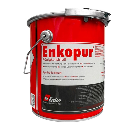 Enke Enkopur in Schwarz Flüssigkunststoff Flüssigharz für Dachflächen 4 kg 