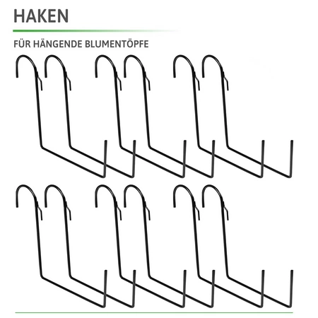 12x TOPFHAKEN FÜR BRÜSTUNG DRTC500 / DRT500