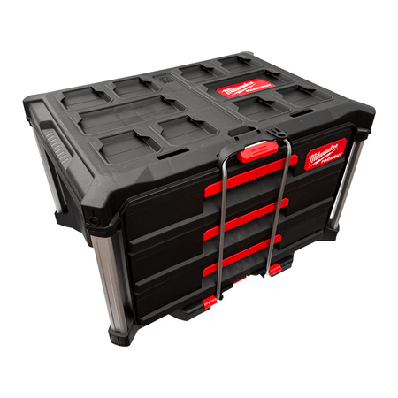 Milwaukee MODULARE WERKZEUGKASTEN PACKOUT 3 DRAWER TOOL BOX 560 x 410 x 360 IP65