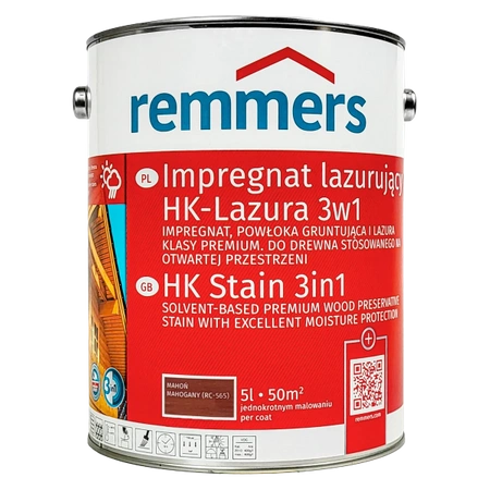 Remmers HK Lasur Holzlasur Holzschutz - Mahagoni  5 L