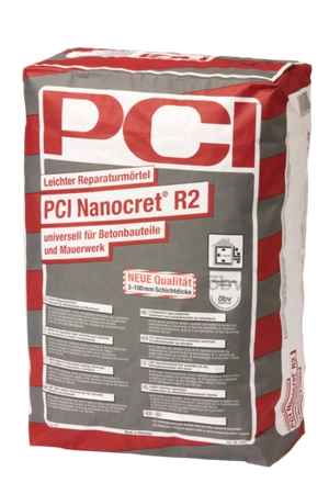 PCI NANOCRET R2 Reparaturmörtel für Betonbauteile und Mauerwerk 20 KG