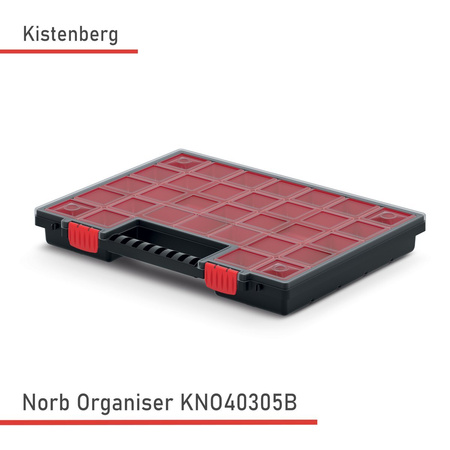 Kistenberg NORB Organiser KNO40305B Robuster Korpus 399 x 303 x 50 mm