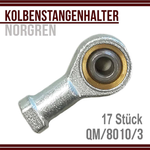 OUTLET 17 st. Norgren QM/8010/32 Universelle Kolbenstangenbefestigung 10mm
