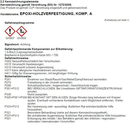 Outlet Remmers Epoxi-Holzverfestigung auf Epoxidharzbasis 1 KG
