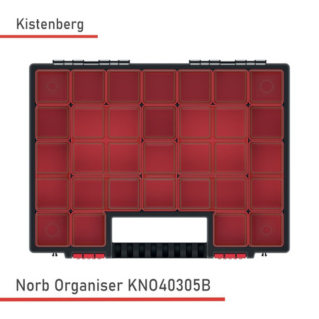 Kistenberg NORB Organiser KNO40305B Robuster Korpus 399 x 303 x 50 mm