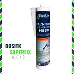 BOX 20x BOSTIK Superfix Weiß 290 ml Spritze GRATIS Injektion Klebstoff