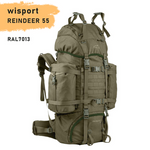 WISPORT RUCKSACK REINDEER 55 RAL - 7013  FAS PLUS Ergonomic, MOLLE, 2050 g, 55 L