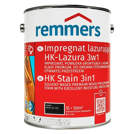 Remmers HK Lasur 5 L Ebenholz – 3in1 Holzschutzmittel