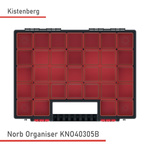 Kistenberg NORB Organiser KNO40305B Robuster Korpus 399 x 303 x 50 mm