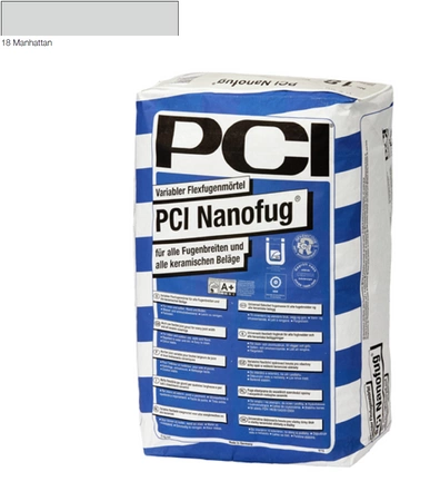 PCI Nanofug - Flexfugenmörtel 15 kg Manhattan 18 