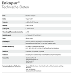 Enkopur Flüssigkunststoff Silbergrau 12,5kg + Polyflexvlies 9m 
