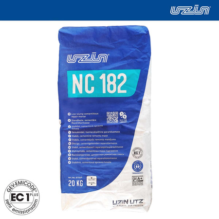 UZIN NC 182 Spachtelmasse Reparaturmasse Bodenausgleich Zement Glättmasse 20 KG