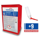 Set REMMERS KIESOL 30 KG Verkieselung Abdichtung + 9 Dosierkartuschen