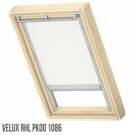 VELUX RHL PK00 1086 Sichtschutzrollo 94x160 cm Rollo mit Haltekrallen Beige