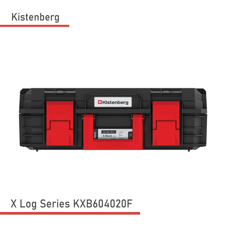 Kistenberg Modularer X-Log KXB604020F robuster Werkzeugkasten 546 x 380 x 194 mm