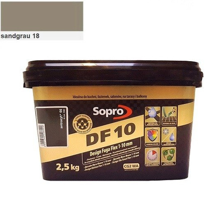 SOPRO DesignFuge Flex DF10 PIASKOWOSZARA 18
