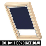 OUTLET VELUX DKL 104 1100S Verdunkelungsrollo 55x98 Silberne Seitenschienen 