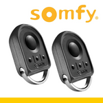 2x Somfy KeyGo 4 RTS 4-Kanal Mini-Funkhandsender Hosentaschenformat Toröffner