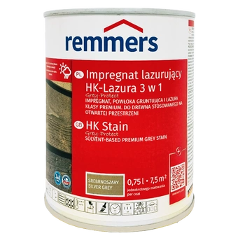 Remmers HK-Lasur Grey-Protect 0,75 L - Silbergrau