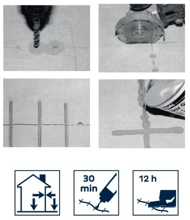 BOSTIK ARDAGRIP LIQUID Vergussmasse auf Basis modifizierter Epoxidharze 750 ML