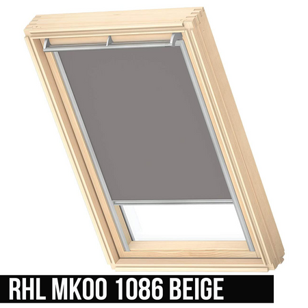 VELUX DKL M06 0705S 78x118 cm Verdunkelungsrollo 78x118 Dachfenster Grau 