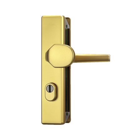 ABUS Wohnungstürschutzbeschlag mit quadratischem Zylinderschutz KLZS714 F3 08426
