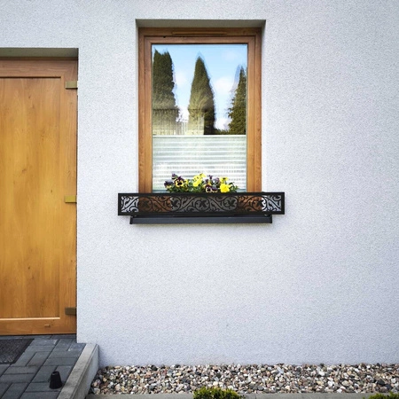 Blumenkastenhalterungen für die Fensterbank Fensterbank-Absturzsicherung Fenstergitter Blumenkästen Verschiedene Modelle und Größen