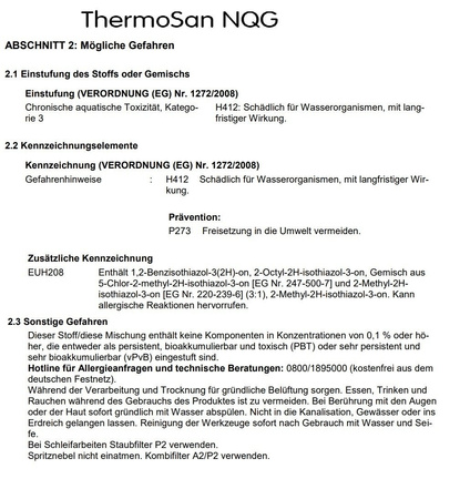 CAPAROL Thermosan NQG Siliconharz Fassadenfarbe 7,5L Weiß