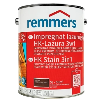 Remmers HK Lasur 5 L Kastanie – 3in1 Holzschutzmittel