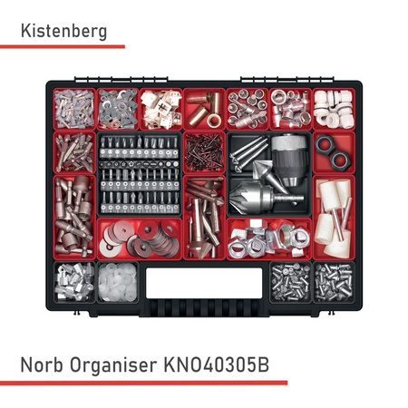Kistenberg NORB Organiser KNO40305B Robuster Korpus 399 x 303 x 50 mm