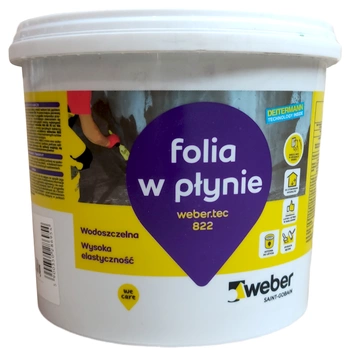 weber.tec 822  Flüssige Dichtfolie 7 KG Flexible flüssige Abdichtungsmembran