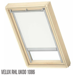 VELUX RHL UK00 1086 Sichtschutzrollo 134x140 Rollo mit Haltekrallen  Beige