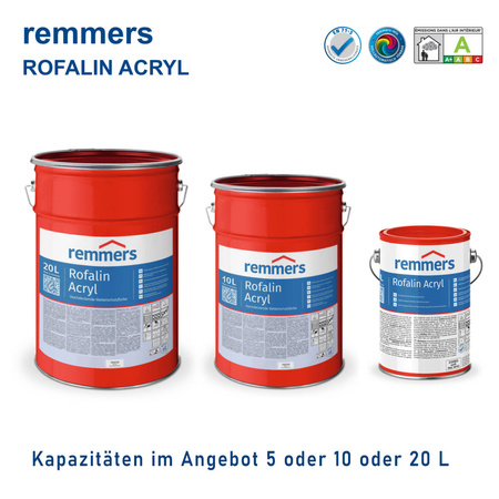 Remmers Rofalin Acryl Weiß RAL 9016 5L – Wetterschutzfarbe für Holz außen