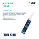 BOX 20x BOSTIK Superfix Weiß 290 ml Spritze GRATIS Injektion Klebstoff