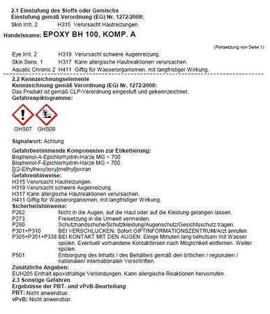 Remmers Epoxy BH 100 10 kg Universell einsetzbares, transparentes Epoxidharz