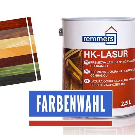 Remmers Aidol HK Lasur 2,5 L Holzlasur Holzschutz - SALZGRÜN