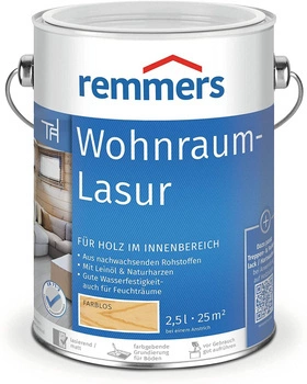 Remmers Wohnraum-Lasur - farblos 2.5ltr