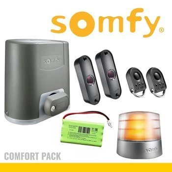 Somfy Elixo 500 3S iO COMFORT PACK Torantrieb Schiebetore Per Funk HOFTORANTRIEB