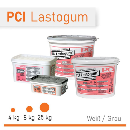 PCI LASTOGUM Flüssigfolie Duschabdichtung Wasserdichte 8 KG grau