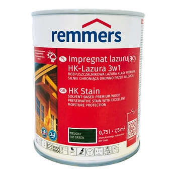 Remmers Aidol HK Lasur 0,75 L Holzlasur Holzschutz - Tannengrün