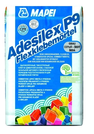 Mapei ADESILEX P9 Flexklebemörtel Mosaik Keramik Naturwerkstein Grau 25 KG