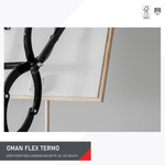 OMAN FLEX TERMO Bodentreppe mit einer Dichtung Scherenleiter robust 120 x 60