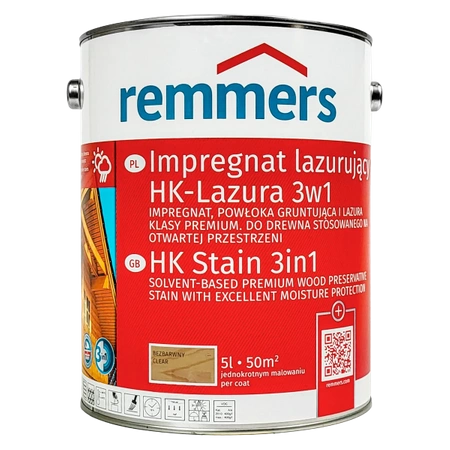 Remmers HK Lasur Holzlasur Holzschutz - Farblos 5 L