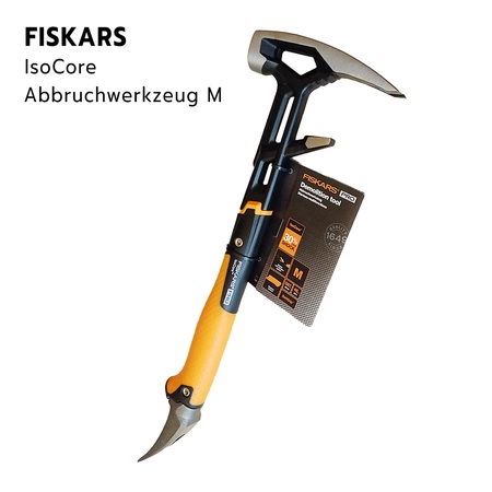 Fiskars Abbruchwerkzeug IsoCore M induktionsgehärteter Stahl Griff aus Fiberglas