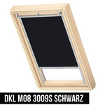 OUTLET VELUX DKL M08 3009S Verdunkelungsrollo 78x140 Seitenschienen Schwarz