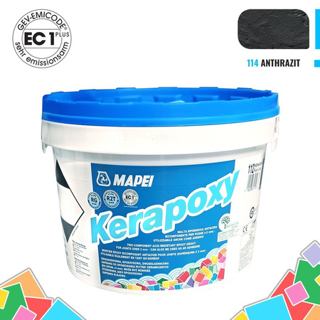 MAPEI Kerapoxy Epoxy Grout Anhrazit Nr 114 2 kg
