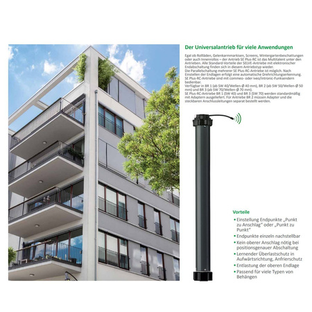 SELVE SE Plus RC Universalantrieb für viele Anwendungen 2/50 12 U/min