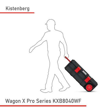 Kistenberg Wagon X Pro Series Robuster Werkzeugkasten Werkstatt Werkzeugkoffer