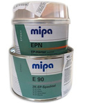 Mipa E 90 2K Epoxi-Spachtel 1 KG + Härter Härterspachtel 0,5 KG 2K Füllspachtel