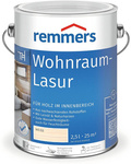 Remmers Wohnraum-Lasur 2,5 L weiß wasserbasierte Holzlasur innen für Möbel Böden